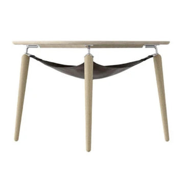 Hang Out Sofabord - Oak/Steel - H: 49 cm - Umage