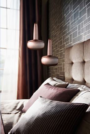 Clava Lampeskærm - Børstet kobber - Ø: 21,5 cm - Umage