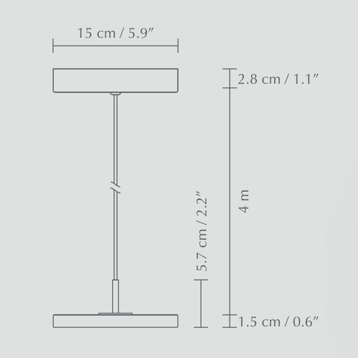 Asteria Micro Pendel - Nuance Olive - Ø: 15 Cm - Umage
