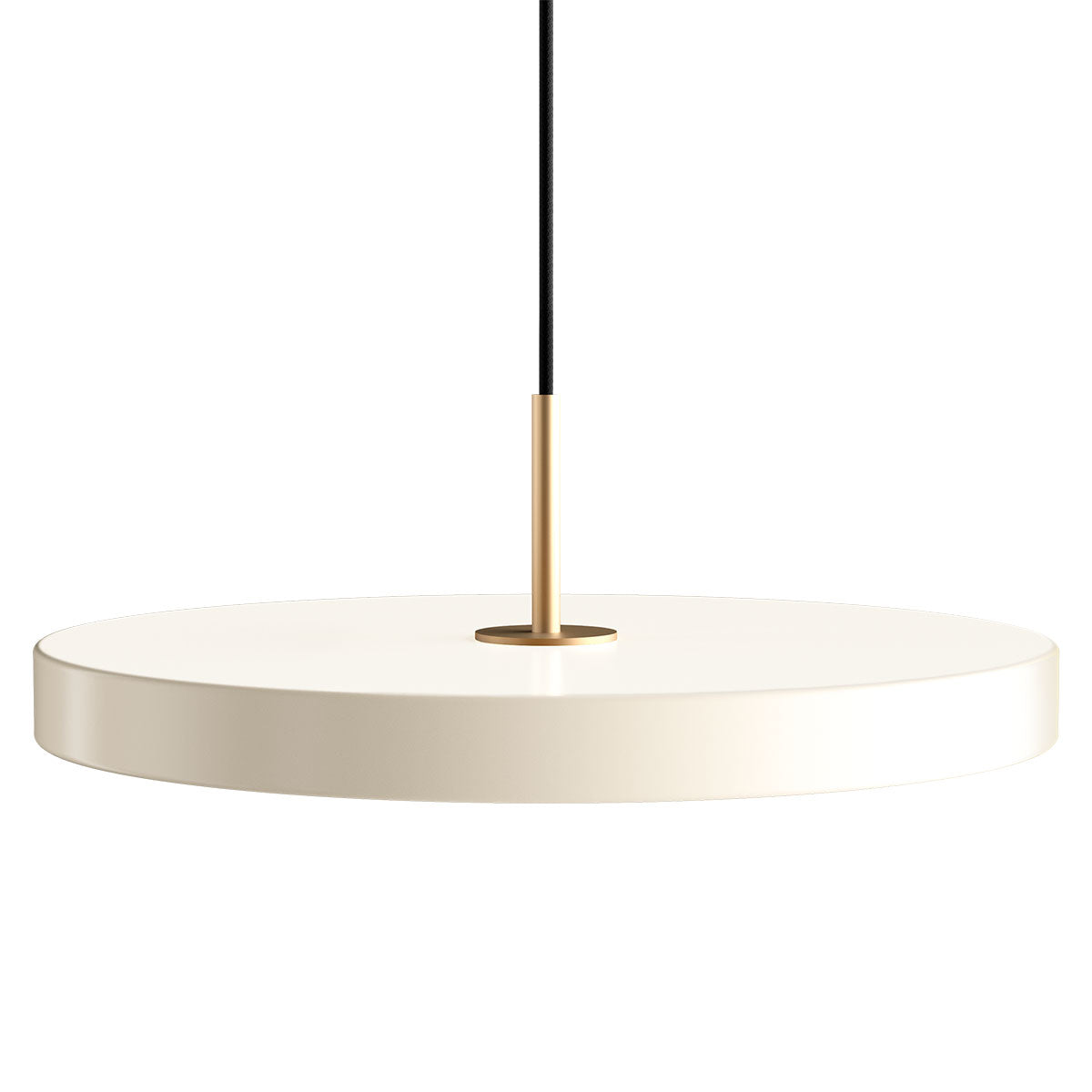 Asteria Pendel Plus Medium - Pearl White / Brass - Ø: 43 Cm - Umage