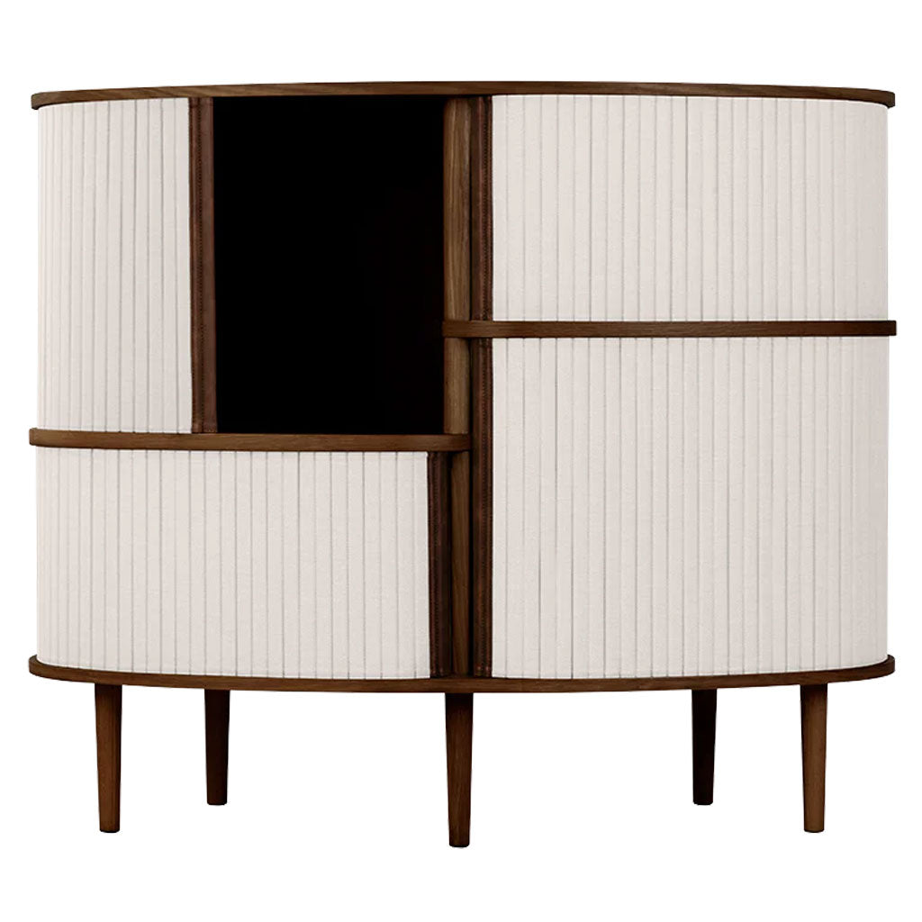 Audacious Highboard Skænk - Dark Oak / White Sands - 100x120x50 Cm - Umage