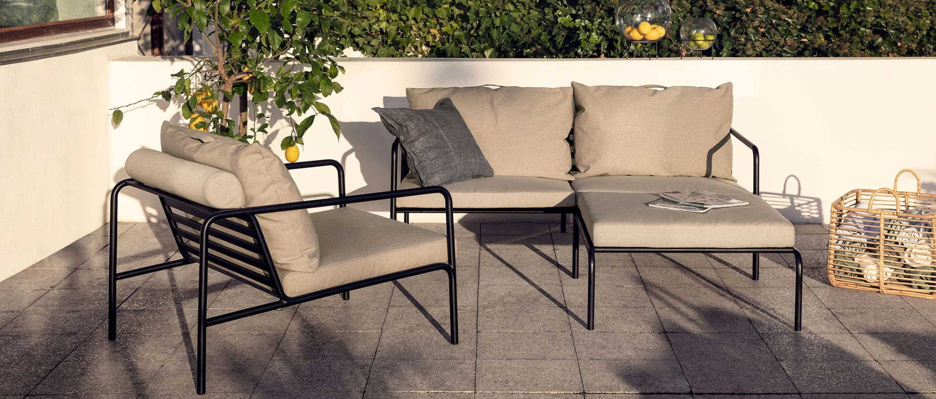 AVON Lounge ottoman - HOUE