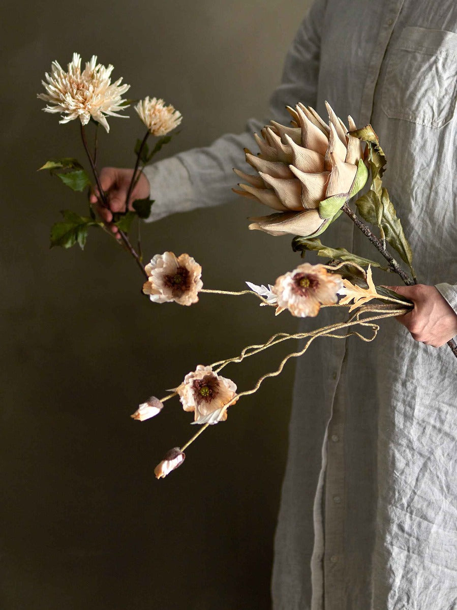 Chrysantemum Stilk, Natur, Kunstige Blomster - Bloomingville