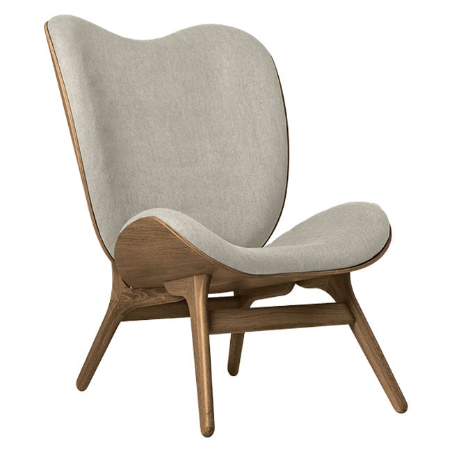 A Conversation Piece Tall Lænestol - Dark Oak / Sugar Brown - H: 106 cm - Umage