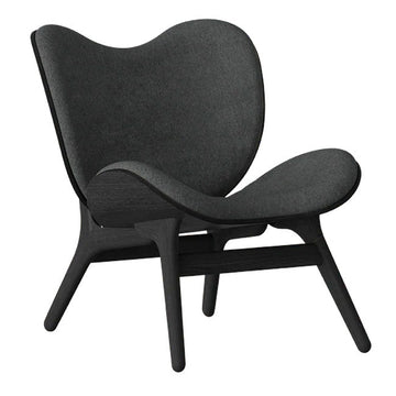 A Conversation Piece Lænestol - Black/Shadow - H: 83 cm - Umage