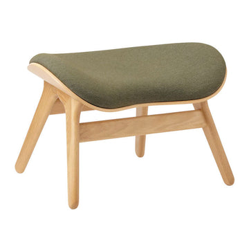 A Conversation Piece Ottoman - Oak / Morning meadows - H: 43 cm - Umage