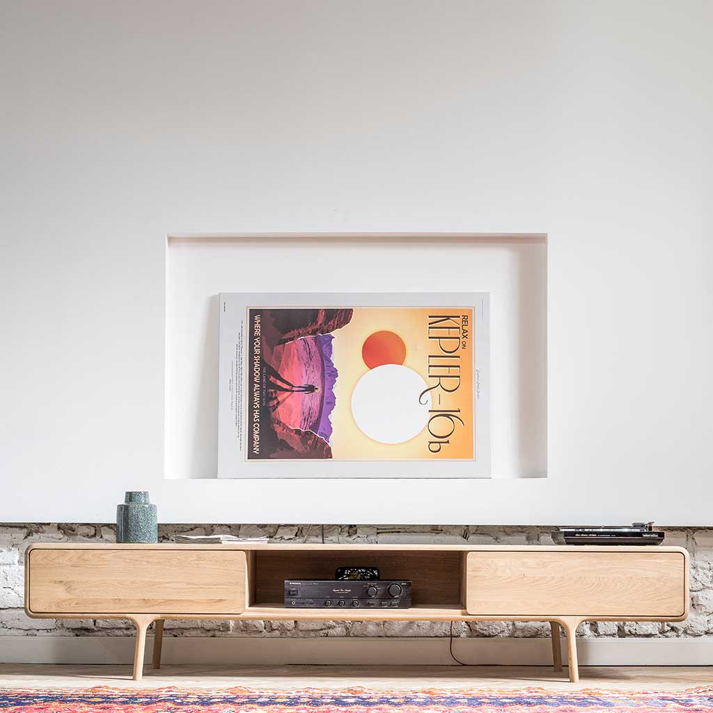 Fawn Tv-bord - 2 skuffer - Gazzda