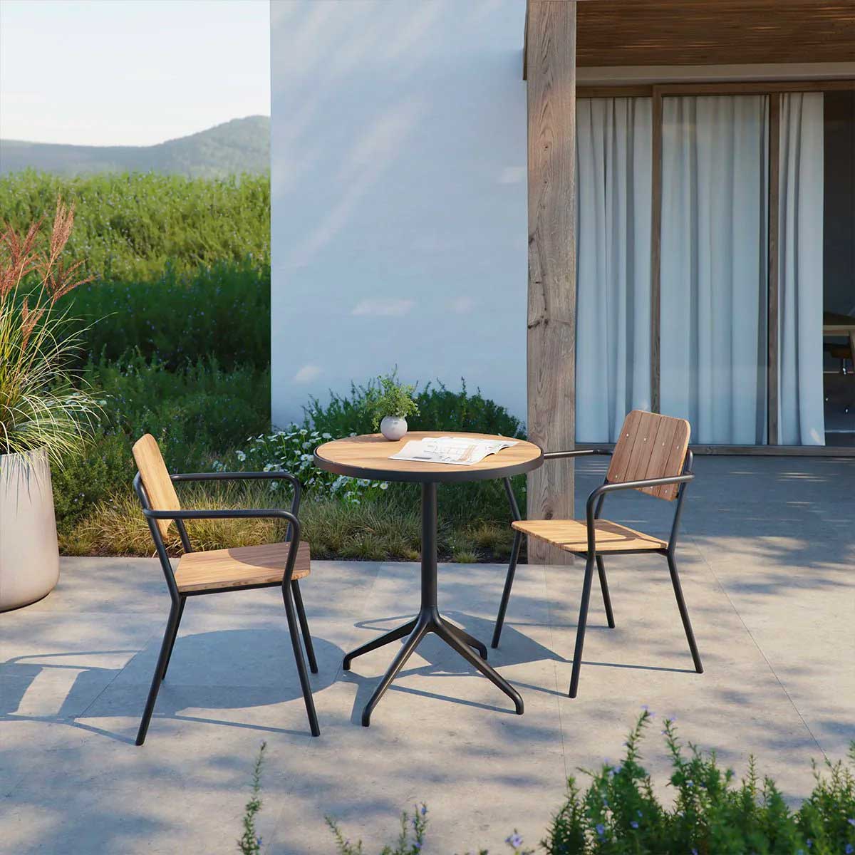 Kirra Patio Chair - Noir - SACKit