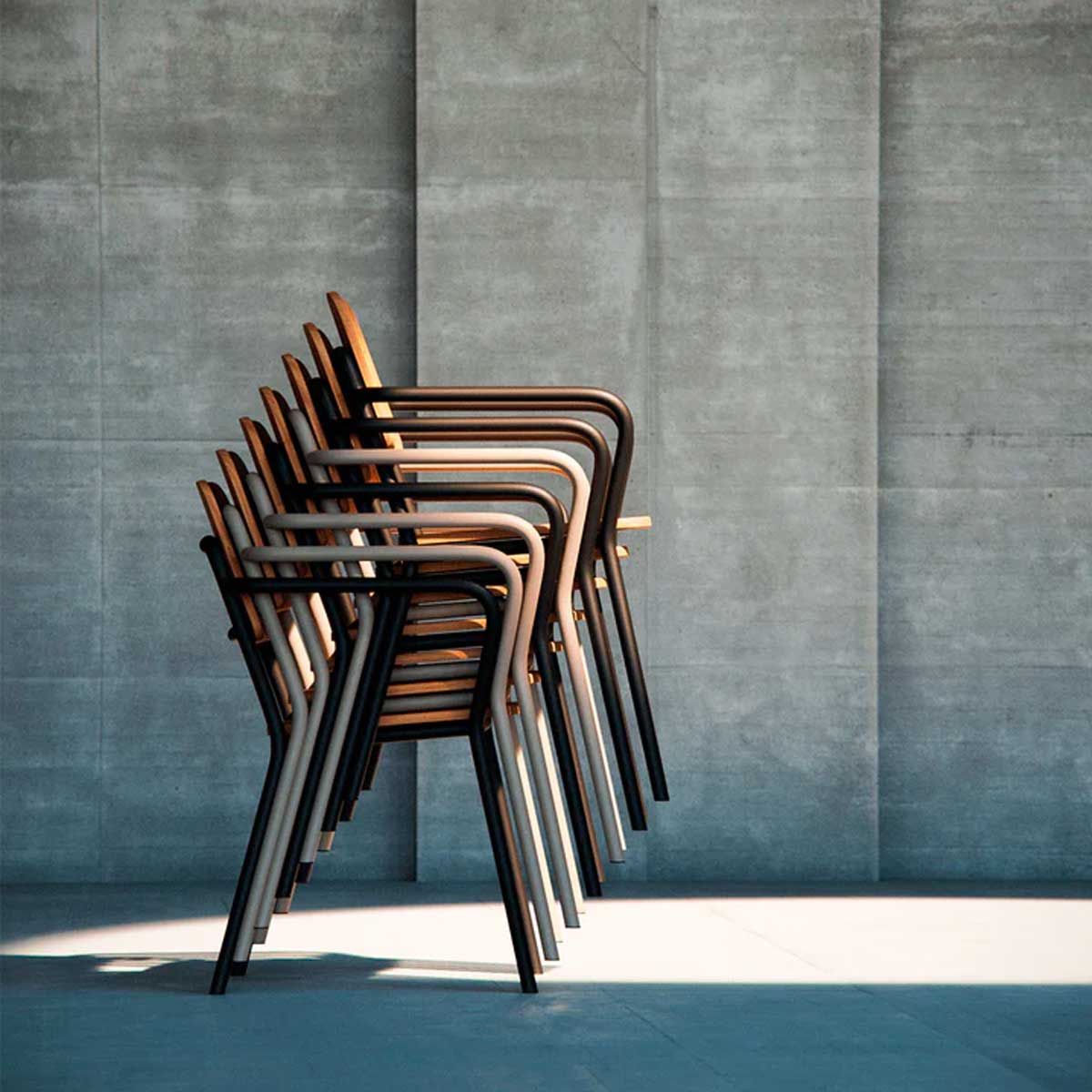 Kirra Patio Chair - Noir - SACKit