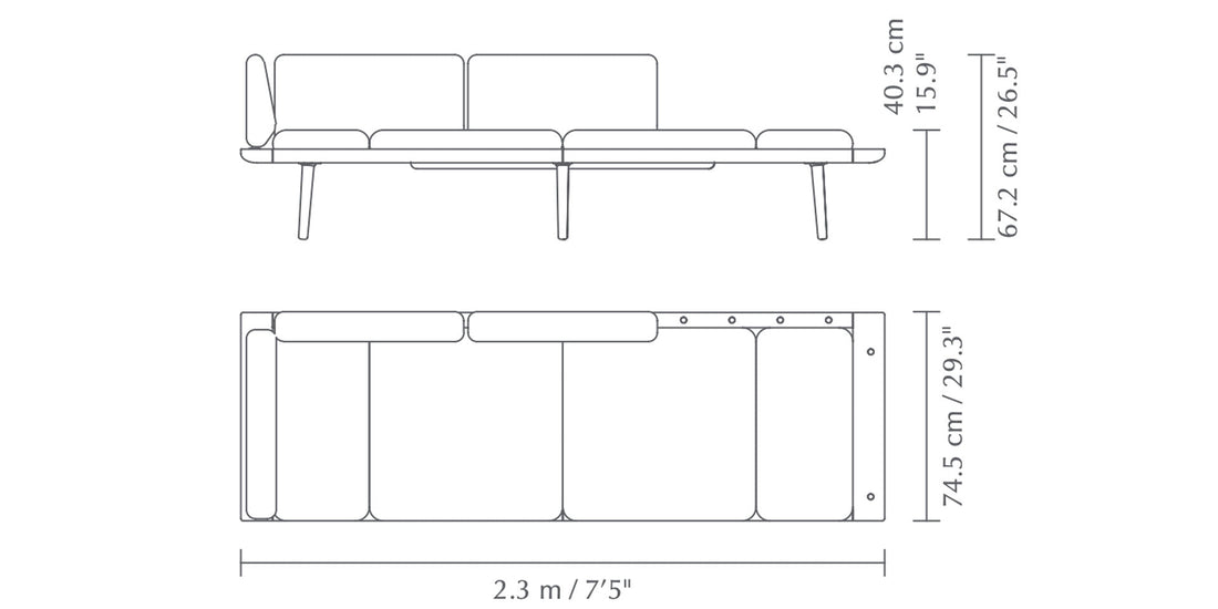 Lounge Around Sofa - Umage