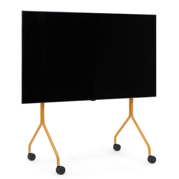 Moon Rollin' TV Stander - Apricot - Pedestal