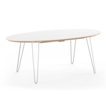 GM 6600 m/udtræk. Hvid Corian top. Ovalt - Naver Collection