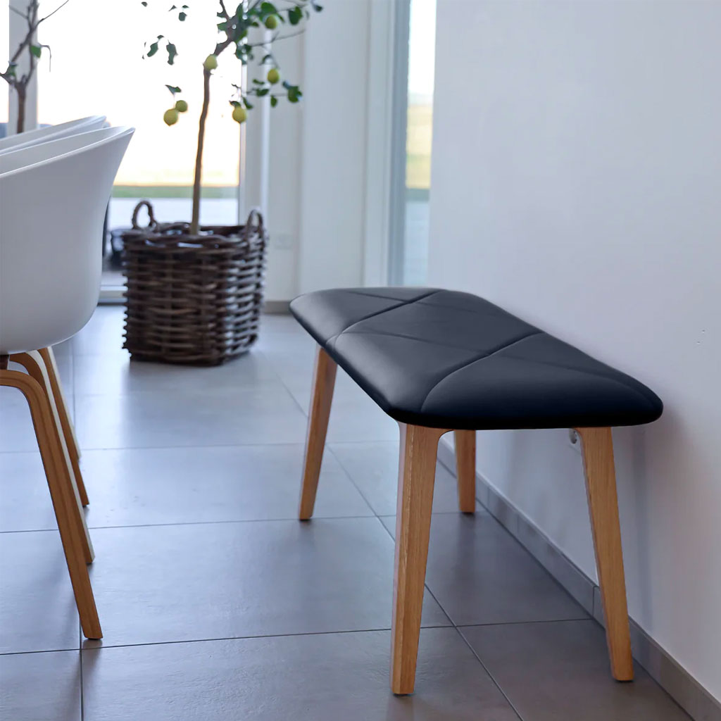 Nordic Bænk - Eg - Terra Black - SACKit