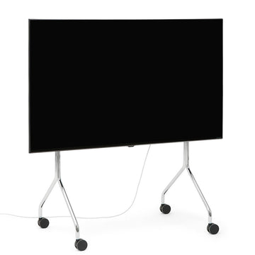 Moon Rollin' TV Stander - Krom - Pedestal