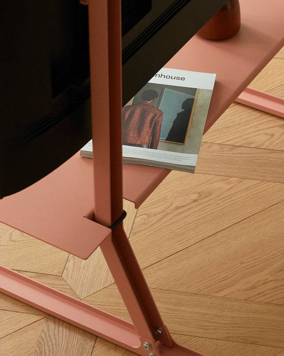 Plate Shelf - Dusty Rose - Pedestal