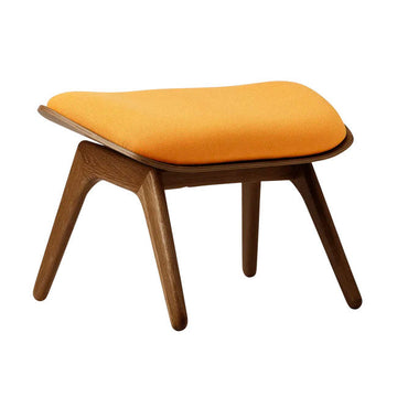 The Reader Ottoman Skammel - Dark Oak/Tangerine - 42x60 cm - Umage