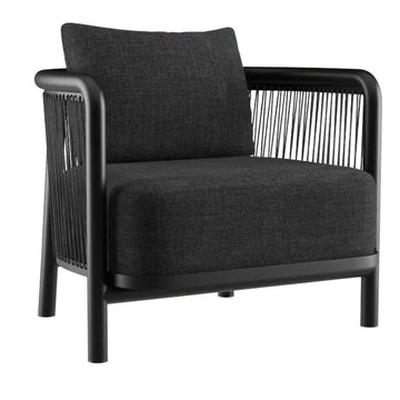 Kirra Lounge Chair Udendørs Loungestol - Kirra Noir - SACKit