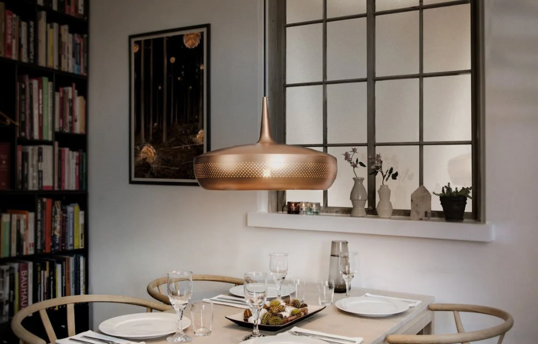 Clava Dine V2 - Børstet Kobber - Ø: 43 cm H: 28 cm - Umage