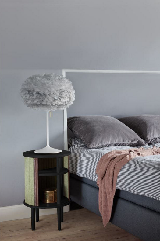 Champagne Bordstander m/USB - Hvid - H: 42 cm - Umage