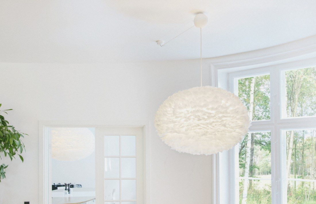 Eos Lampeskærm - Hvid - Large Ø:65 cm - Umage