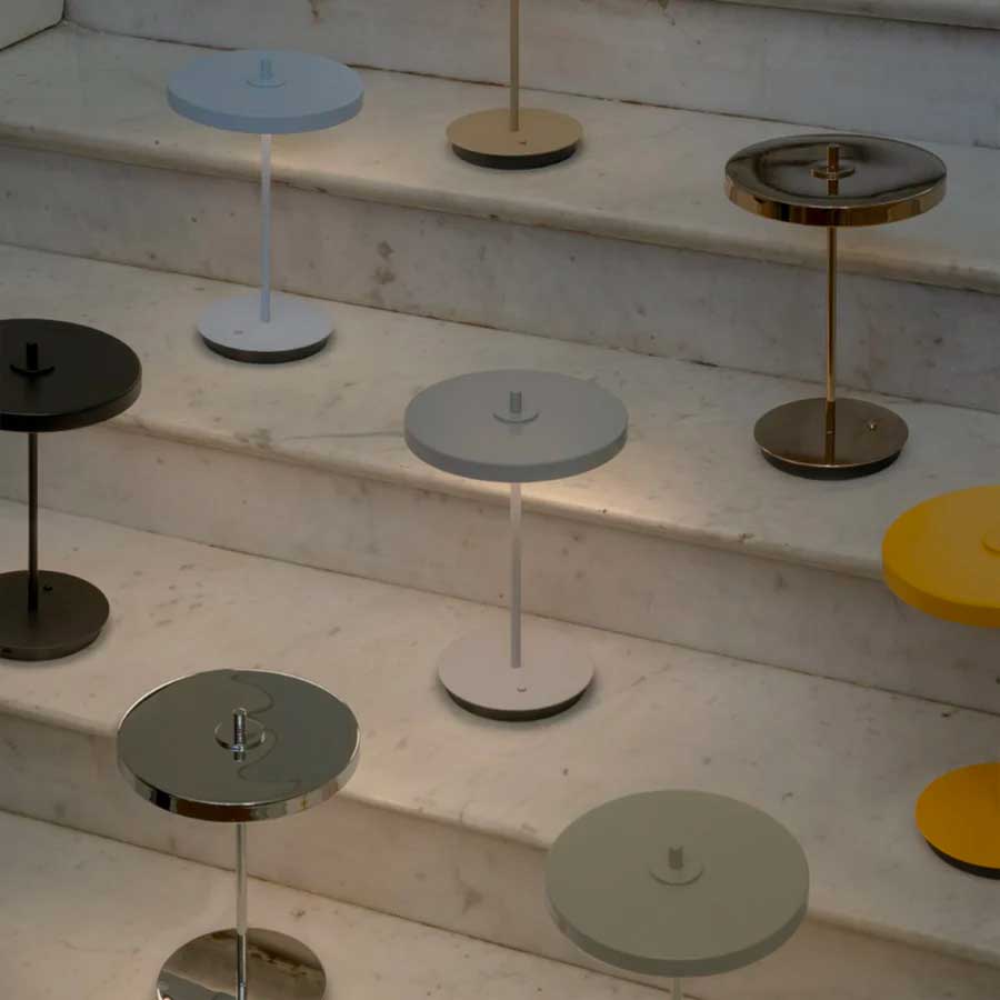 Asteria Move Trådløs Bordlampe - Monochrome - Clay - H: 30,6 cm - Umage