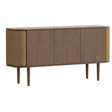 Treasures 3-Dørs Skab - Dark Oak / Sugar Brown - 150x75x43 - Umage