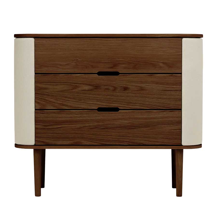 Treasures Kommode - 109.2x93x43 - Dark Oak / White Sands - Umage