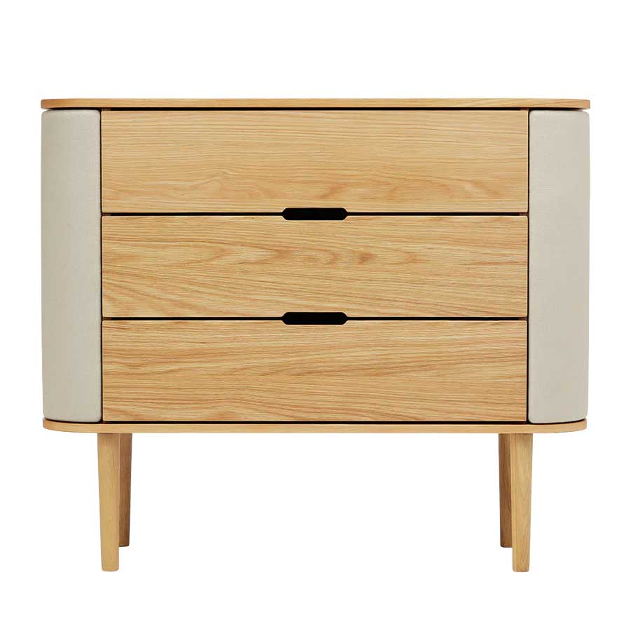 Treasures Kommode - 109.2x93x43 - Oak / White Sands - Umage