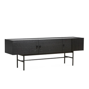 Array Lav Skænk - 150 cm - Sort - WOUD