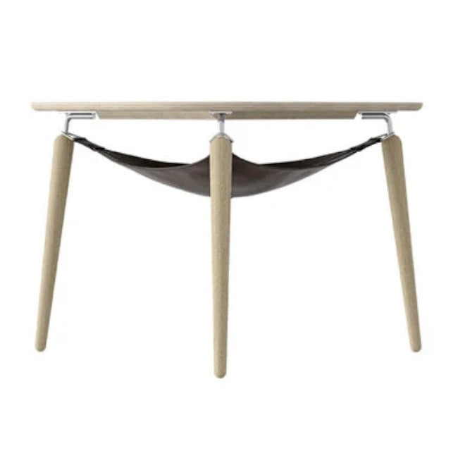 Hang Out Sofabord - Oak/Steel - H: 49 cm - Umage