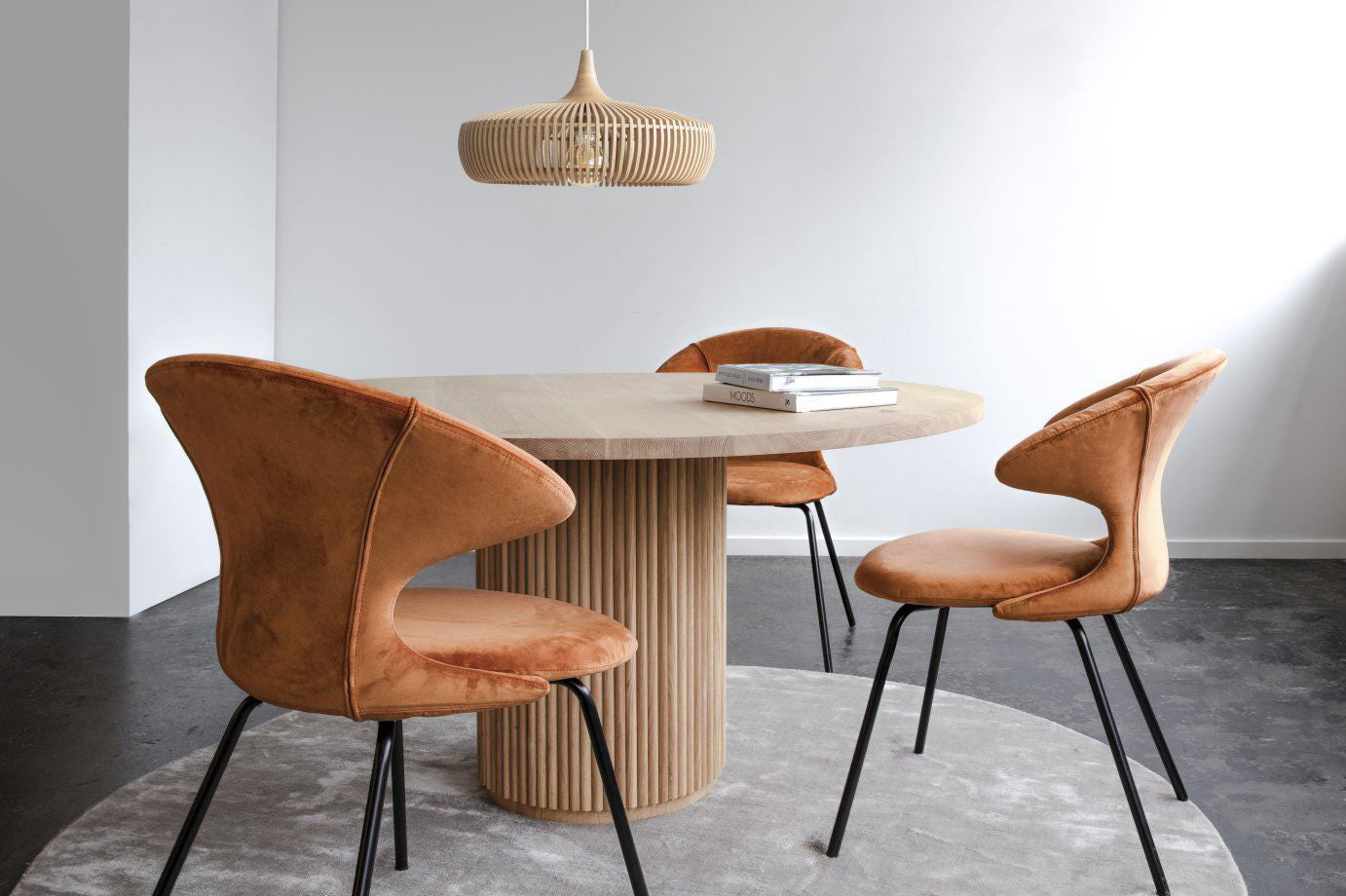 Clava Dine Wood Lampeskærm - Natur Eg - Ø:43 cm - Umage