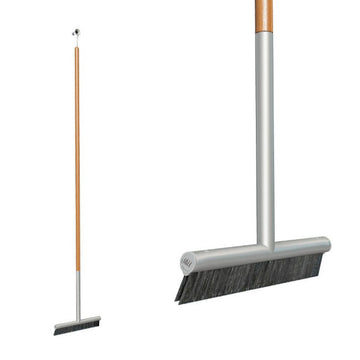 Udendørs kost - Silver/teak - 40 cm - RiZZ