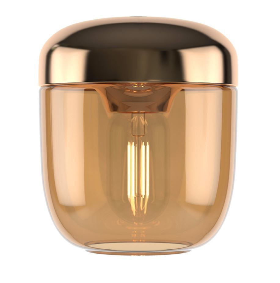 Acorn Pendel - Rav / Messing - Ø: 14 cm - Umage