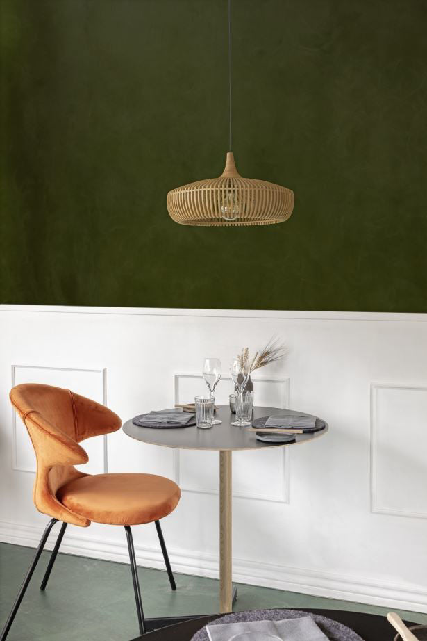 Clava Dine Wood Lampeskærm - Natur Eg - Ø:43 cm - Umage