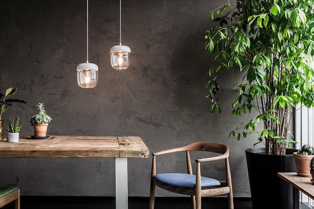 Acorn Lampeskærm - White/Copper - Umage
