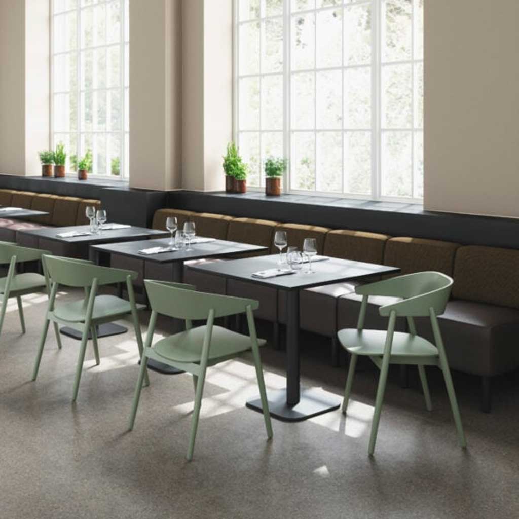 AC2 spisebordsstol - Bøg sort mat lak - Andersen Furniture