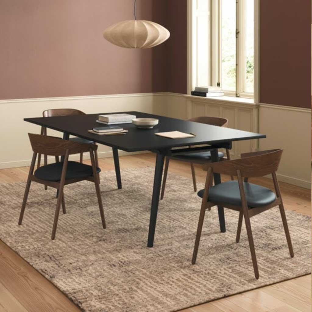 AC2 spisebordsstol - Bøg Hvidpigmenteret mat lak / Polster - Andersen Furniture