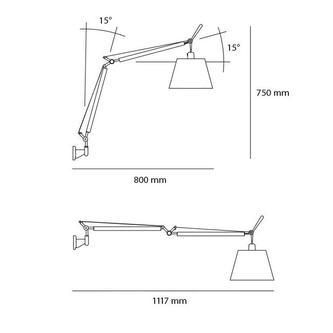 Tolomeo basculante parete - Artemide