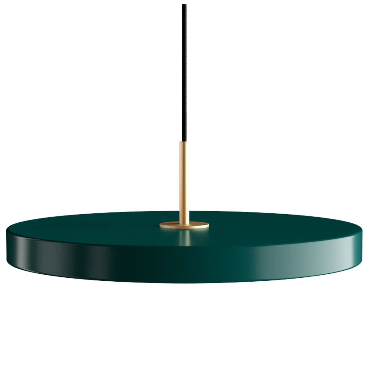 Asteria Pendel Medium - Forest Green / Brass - Ø: 43 cm - Umage
