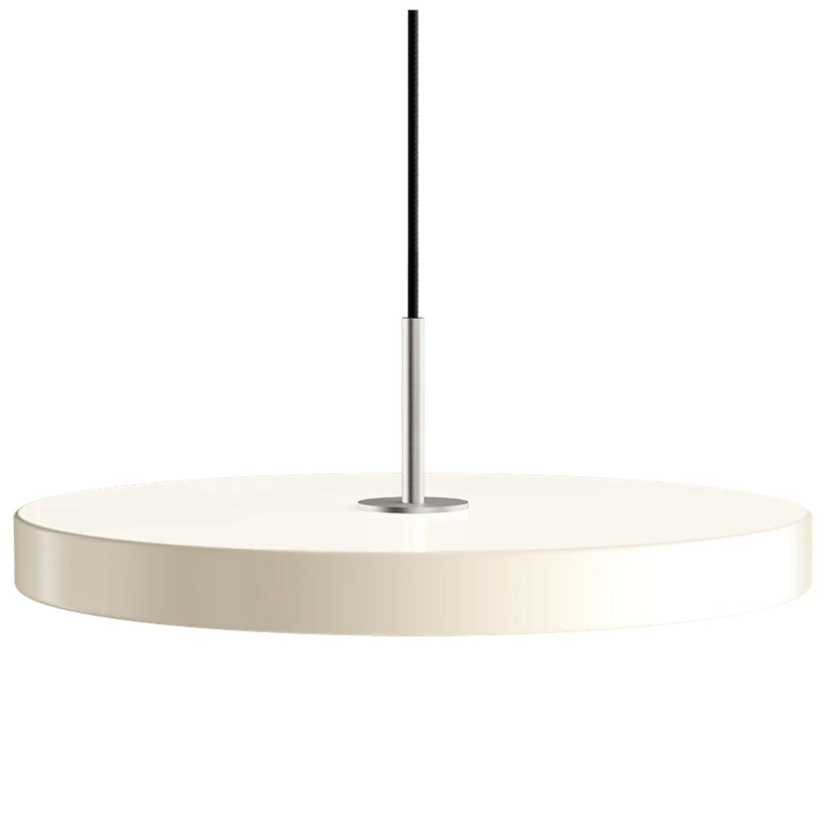 Asteria Pendel Medium - Pearl White / Steel - Ø: 43 cm - Umage