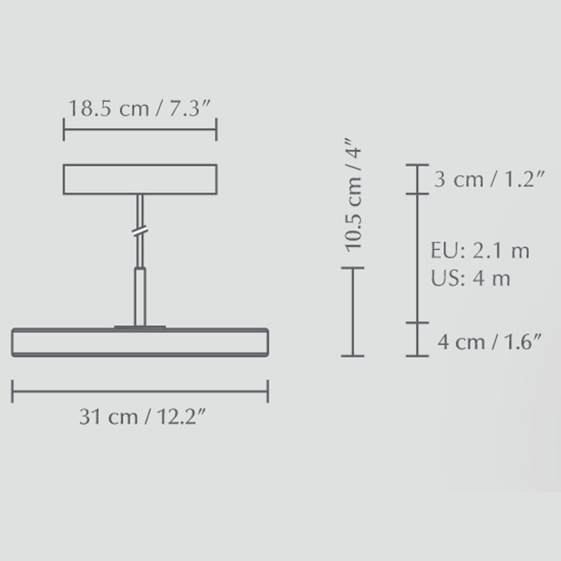 Asteria Pendel Mini - Nuance Olive / Steel - Ø: 31 cm - Umage