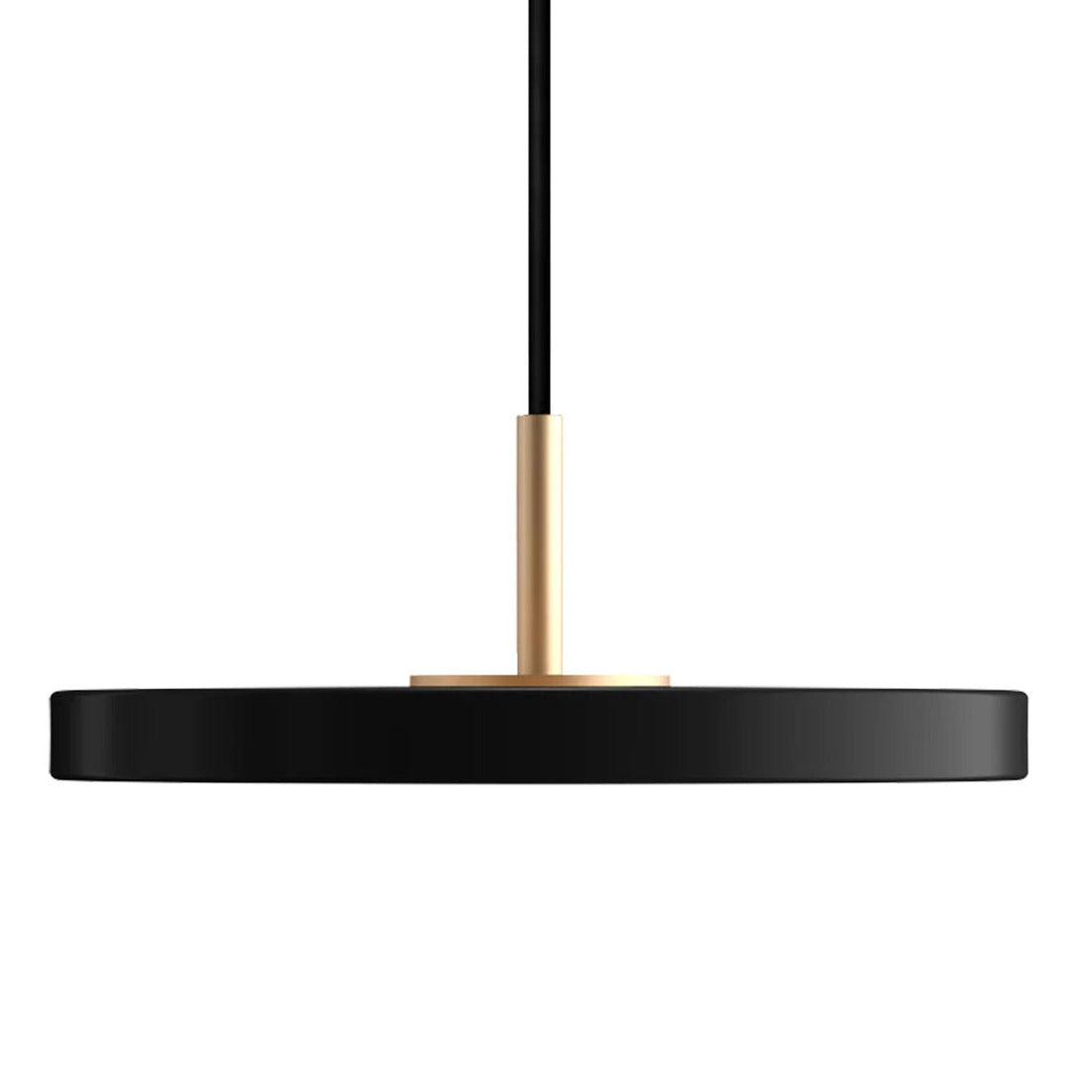 Asteria Pendel Mini - Black / Brass - Ø: 31 cm - Umage