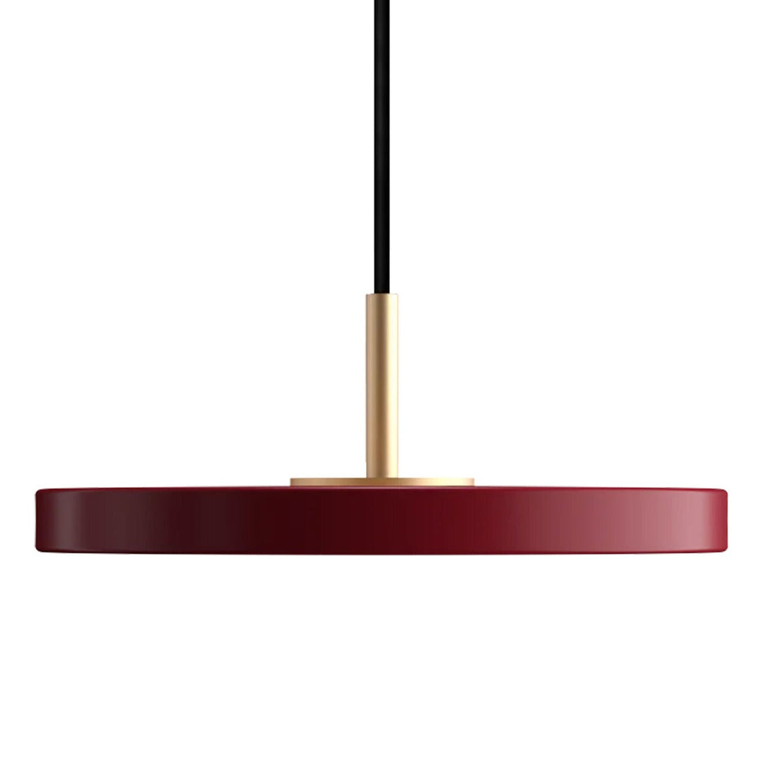 Asteria Pendel Mini - Ruby Red / Brass - Ø: 31 cm - Umage