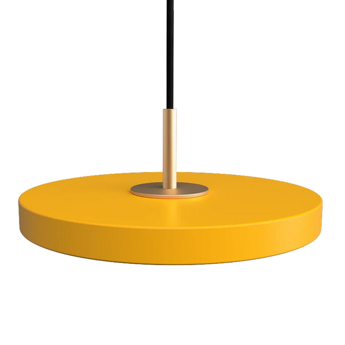 Asteria Pendel Mini - Saffron Yellow / Brass - Ø: 31 cm - Umage