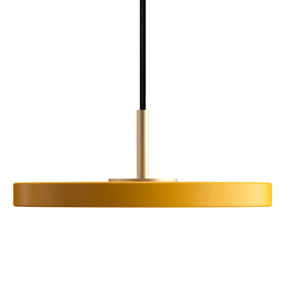 Asteria Pendel Mini - Saffron Yellow / Brass - Ø: 31 cm - Umage