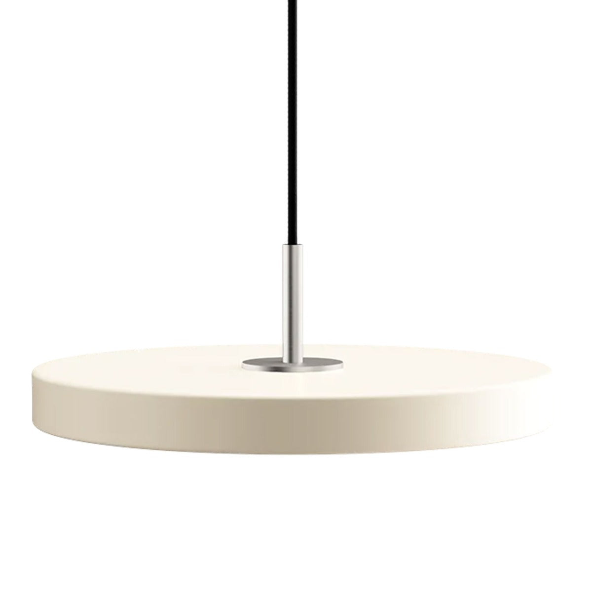 Asteria Pendel Mini - Pearl White / Steel - Ø: 31 cm - Umage