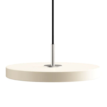 Asteria Pendel Mini - Pearl White / Steel - Ø: 31 cm - Umage