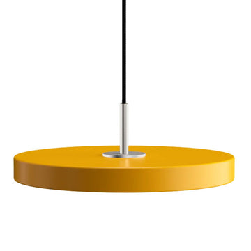 Asteria Pendel Mini - Saffron Yellow / Steel - Ø: 31 cm - Umage