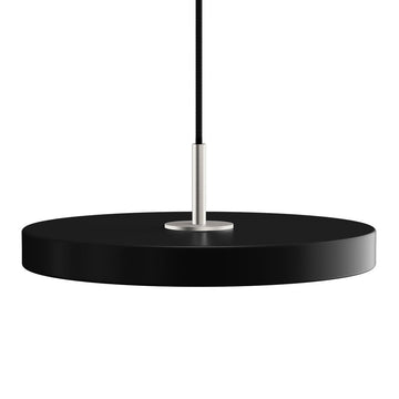Asteria Pendel Plus Mini - Black / Steel - Ø: 31 Cm - Umage