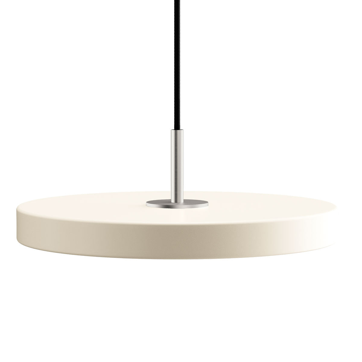 Asteria Pendel Plus Mini - Pearl White / Steel - Ø: 31 Cm - Umage